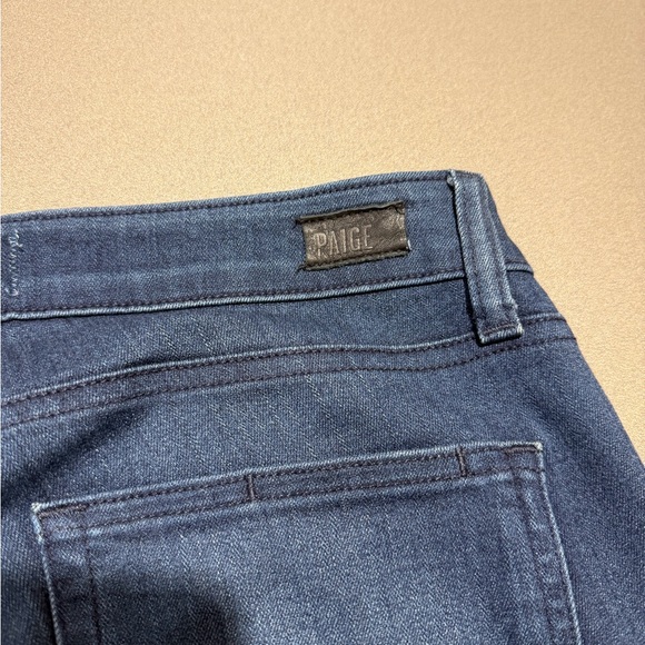 PAIGE Dark Blue Skinny Ankle Jeans - Picture 4 of 6